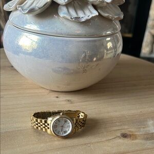 Michael Kors Mini Lexington Pave Gold-Toned Women's Watch